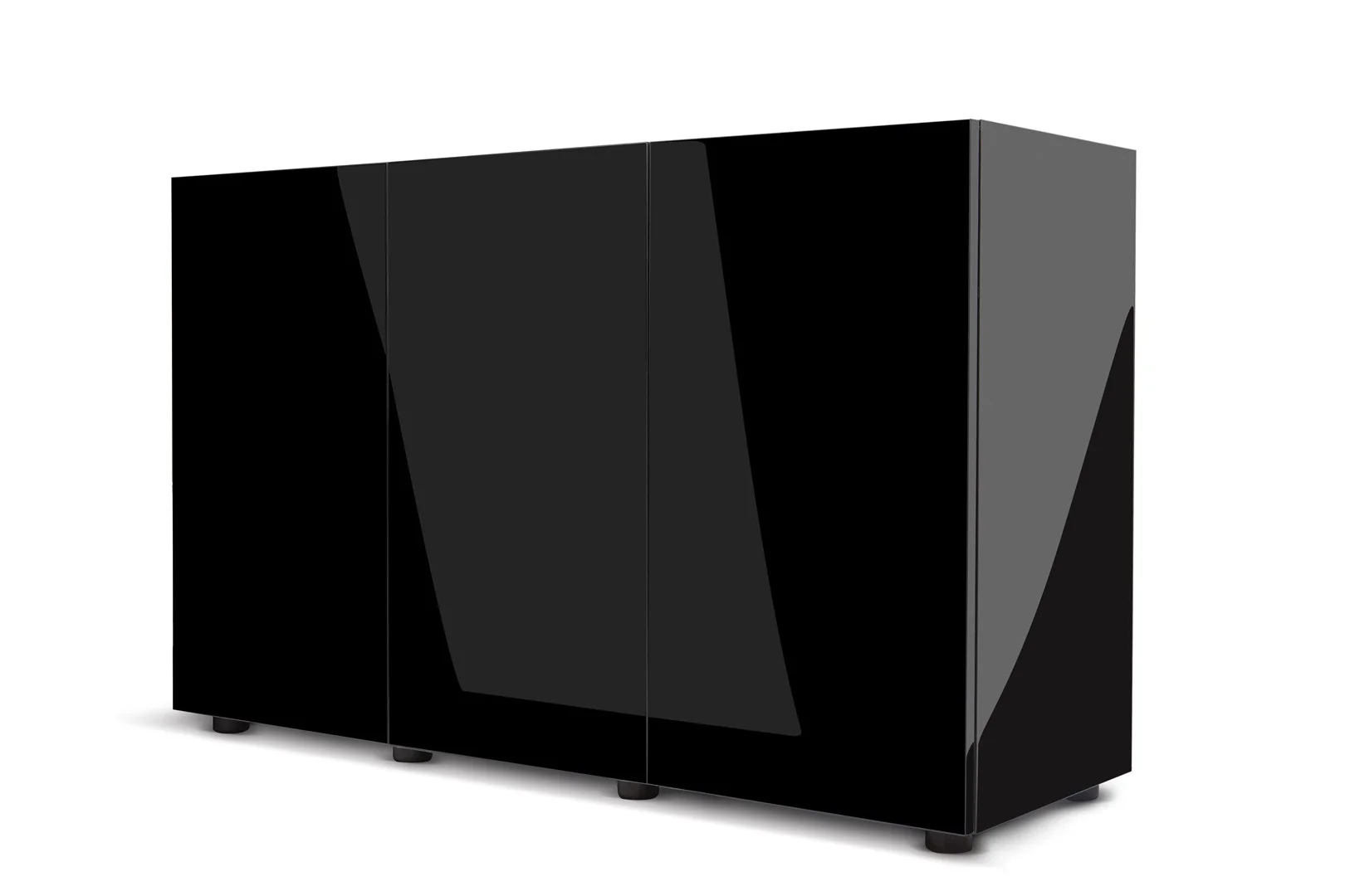 Møbel Glossy 150 (kun skab) Sort